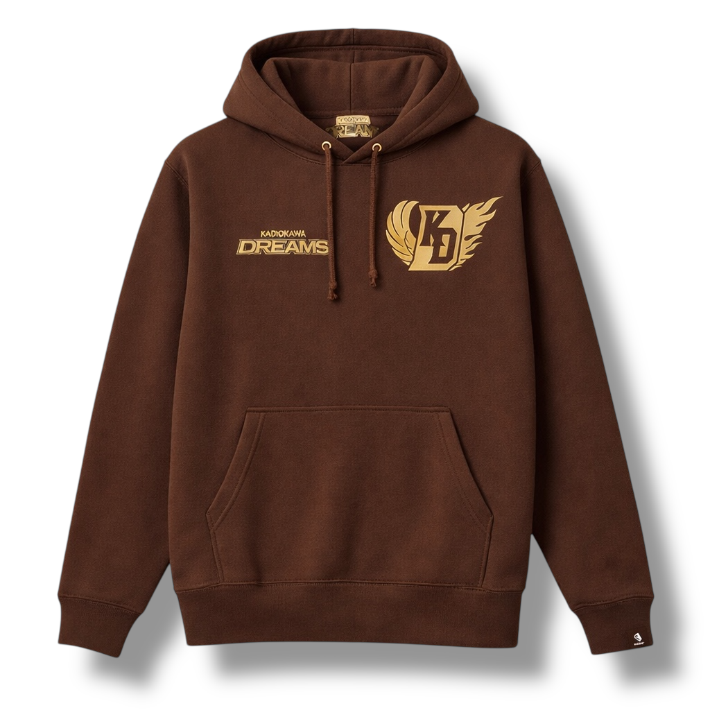BACK PRINT / SIGNATURE WING / HOODIE / DARK CHOCOLATE / MEMBER-PRODUCED by Sasya & Aroha