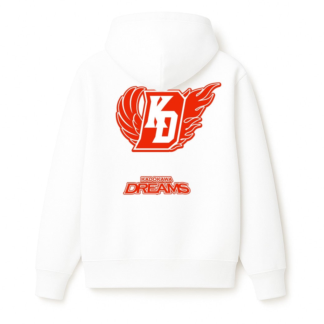 BACK PRINT / SIGNATURE WING / PULLOVER HOODIE / WHITE SERIES (3 Colors)