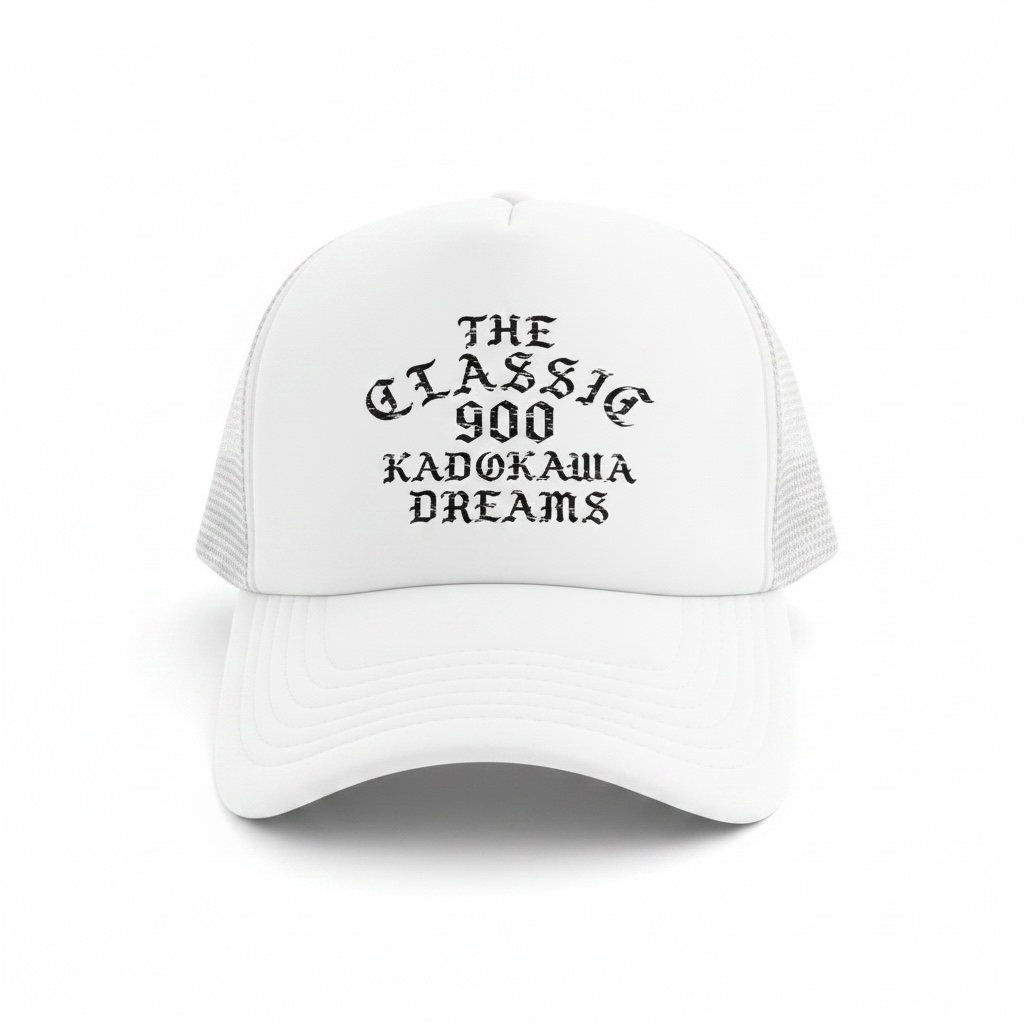 "THE CLASSIC 900" VINTAGE MESHCAP / WHITE