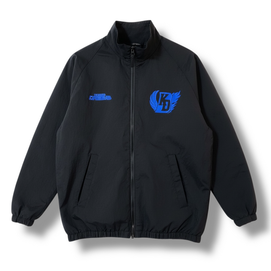 BACK PRINT / SIGNATURE WING / NYLON JACKET / BLACK BLUE / MEMBER-PRODUCED by RAIZYU