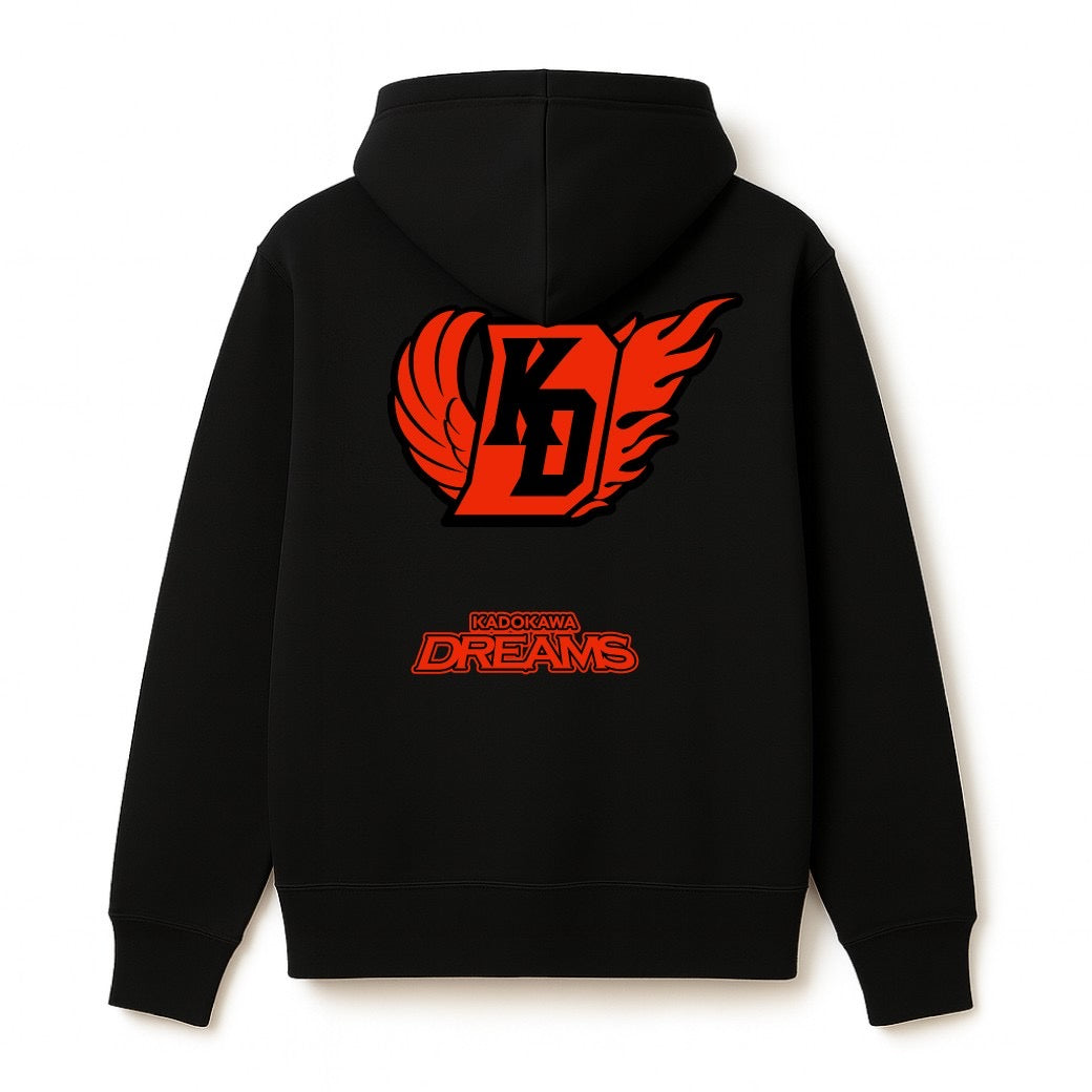 BACK PRINT / SIGNATURE WING / PULLOVER HOODIE / BLACK SERIES (3 Colors)