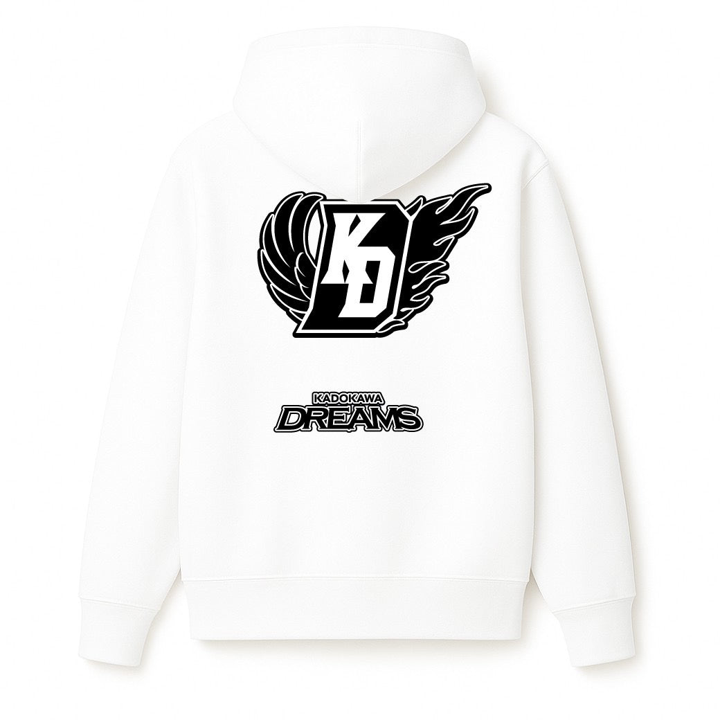 BACK PRINT / SIGNATURE WING / PULLOVER HOODIE / WHITE SERIES (3 Colors)