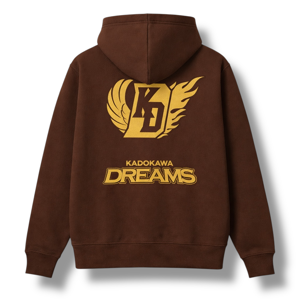 BACK PRINT / SIGNATURE WING / HOODIE / DARK CHOCOLATE / MEMBER-PRODUCED by Sasya & Aroha