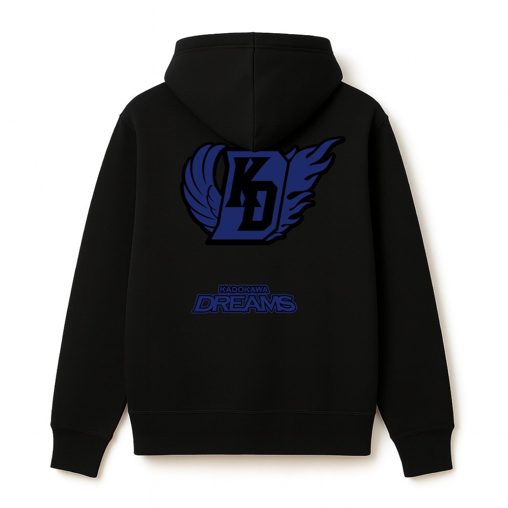 BACK PRINT / SIGNATURE WING / PULLOVER HOODIE / BLACK SERIES (3 Colors)