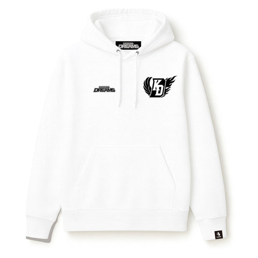 BACK PRINT / SIGNATURE WING / PULLOVER HOODIE / WHITE SERIES (3 Colors)