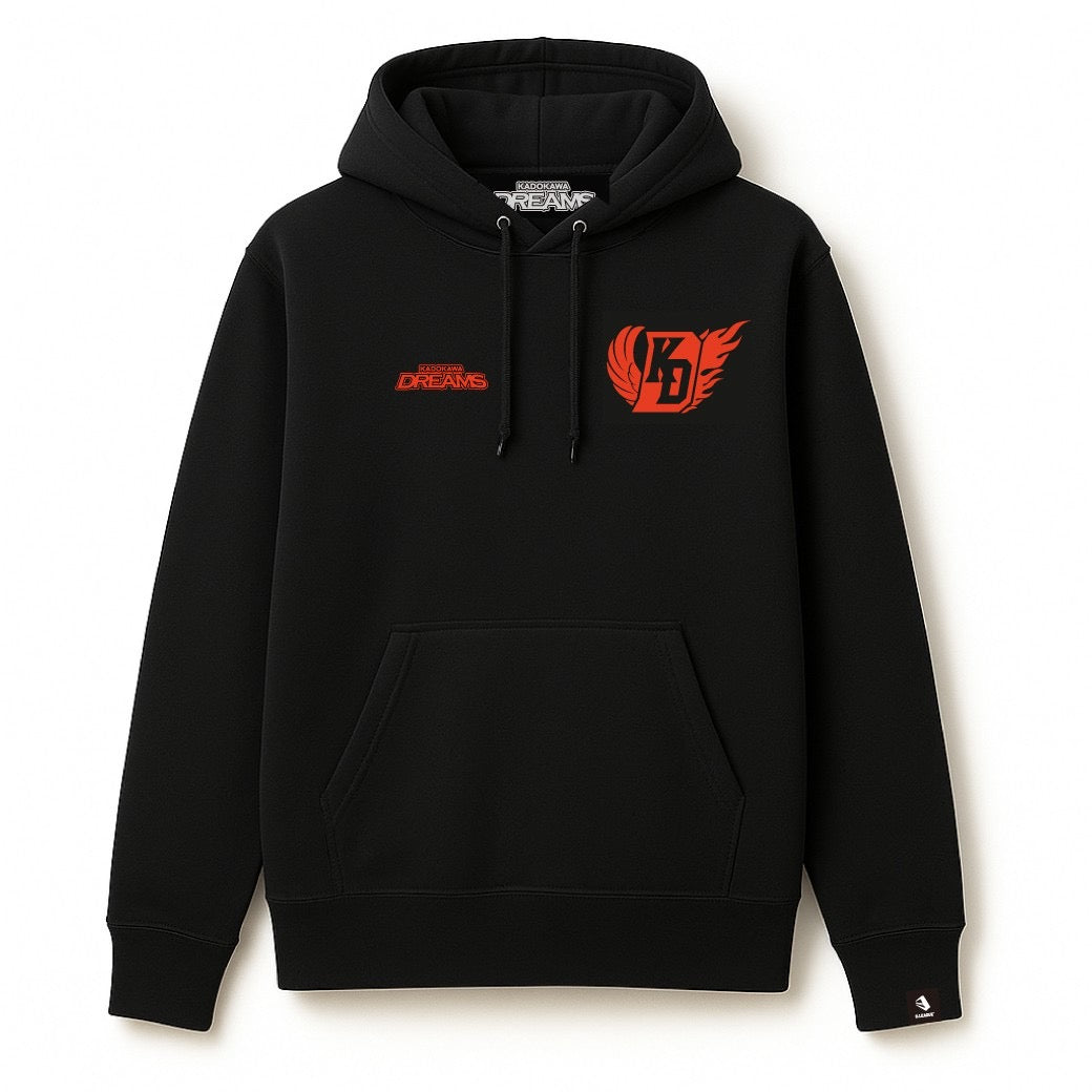 BACK PRINT / SIGNATURE WING / PULLOVER HOODIE / BLACK SERIES (3 Colors)