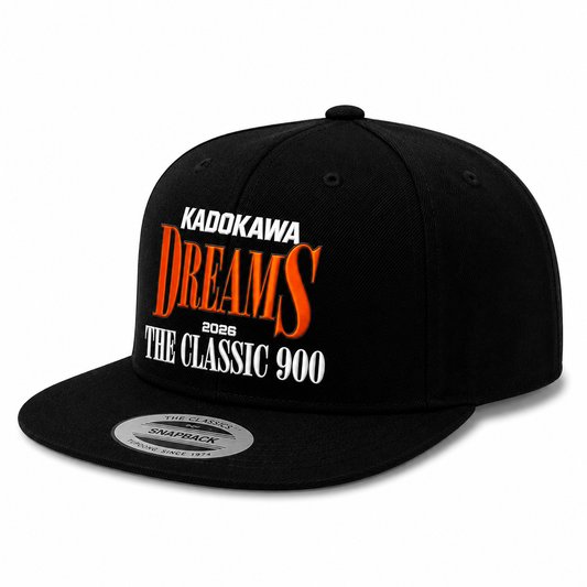 "THE CLASSIC 900" COLLEGE SNAPBACK / BLACK