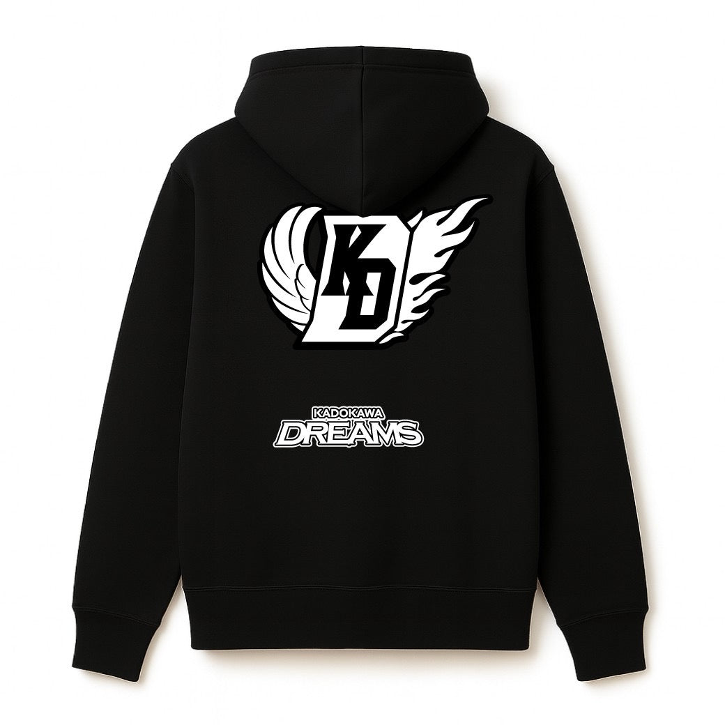 BACK PRINT / SIGNATURE WING / PULLOVER HOODIE / BLACK SERIES (3 Colors)