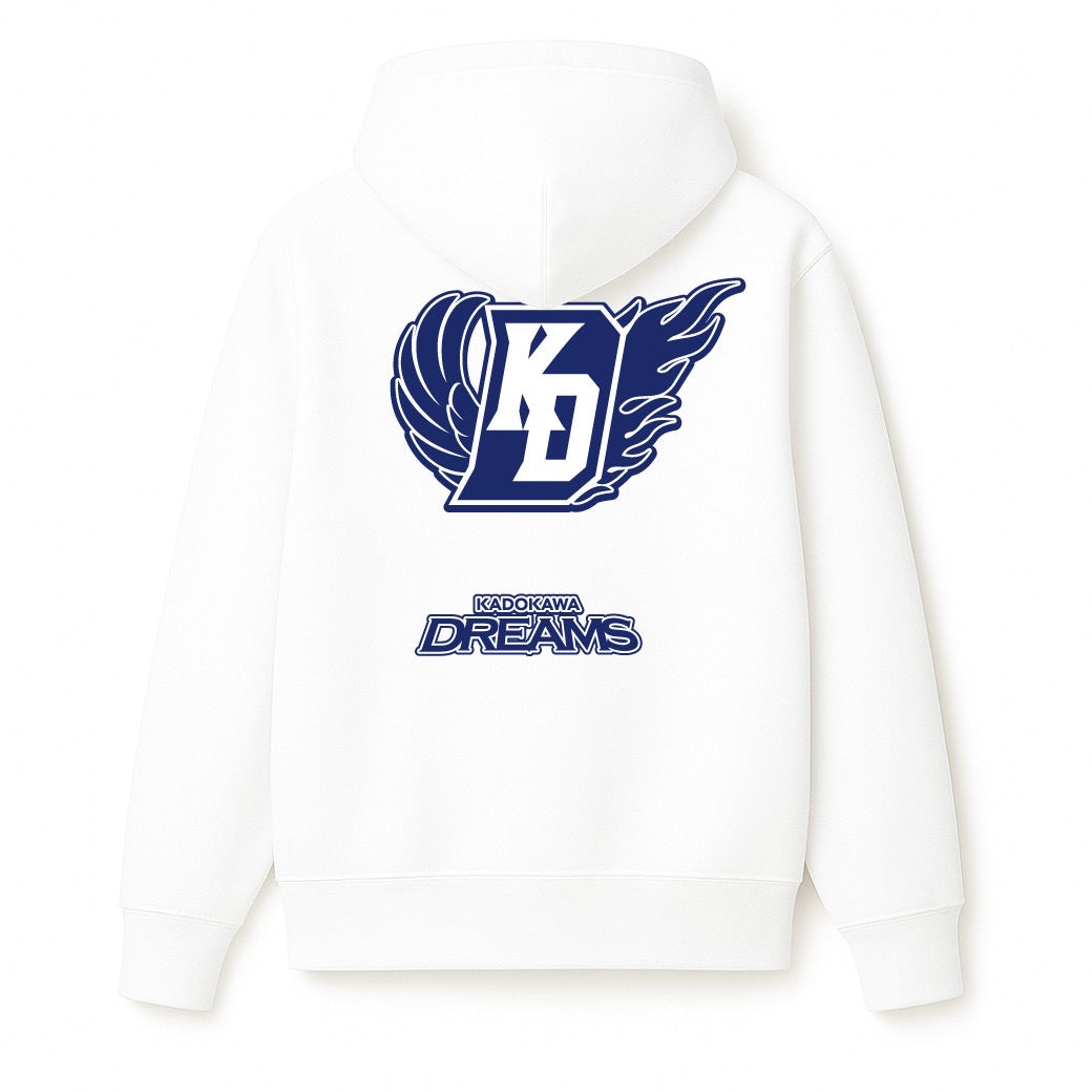 BACK PRINT / SIGNATURE WING / PULLOVER HOODIE / WHITE SERIES (3 Colors)