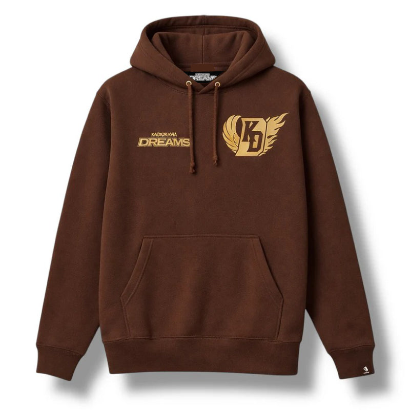 BACK PRINT / SIGNATURE WING / HOODIE / DARK CHOCOLATE / MEMBER-PRODUCED by Sasya & Aroha