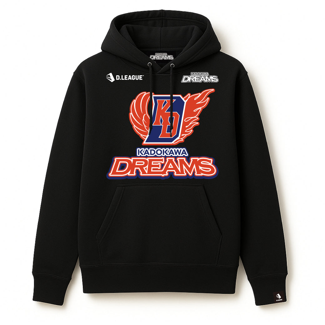 KADOKAWA DREAMS / PULLOVER HOODIE / BLACK MULTI