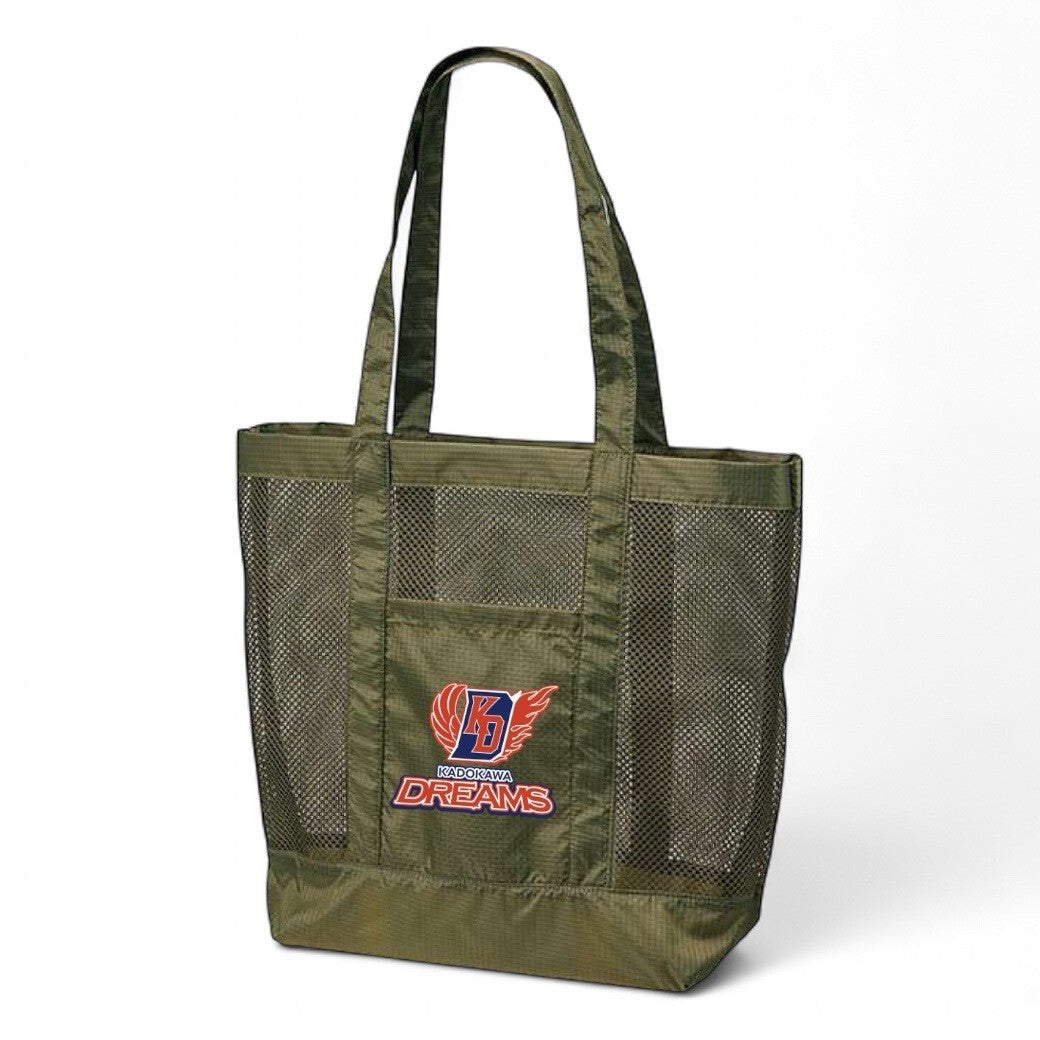 KADOKAWA DREAMS /  MESH TOTE / OLIVE MULTI