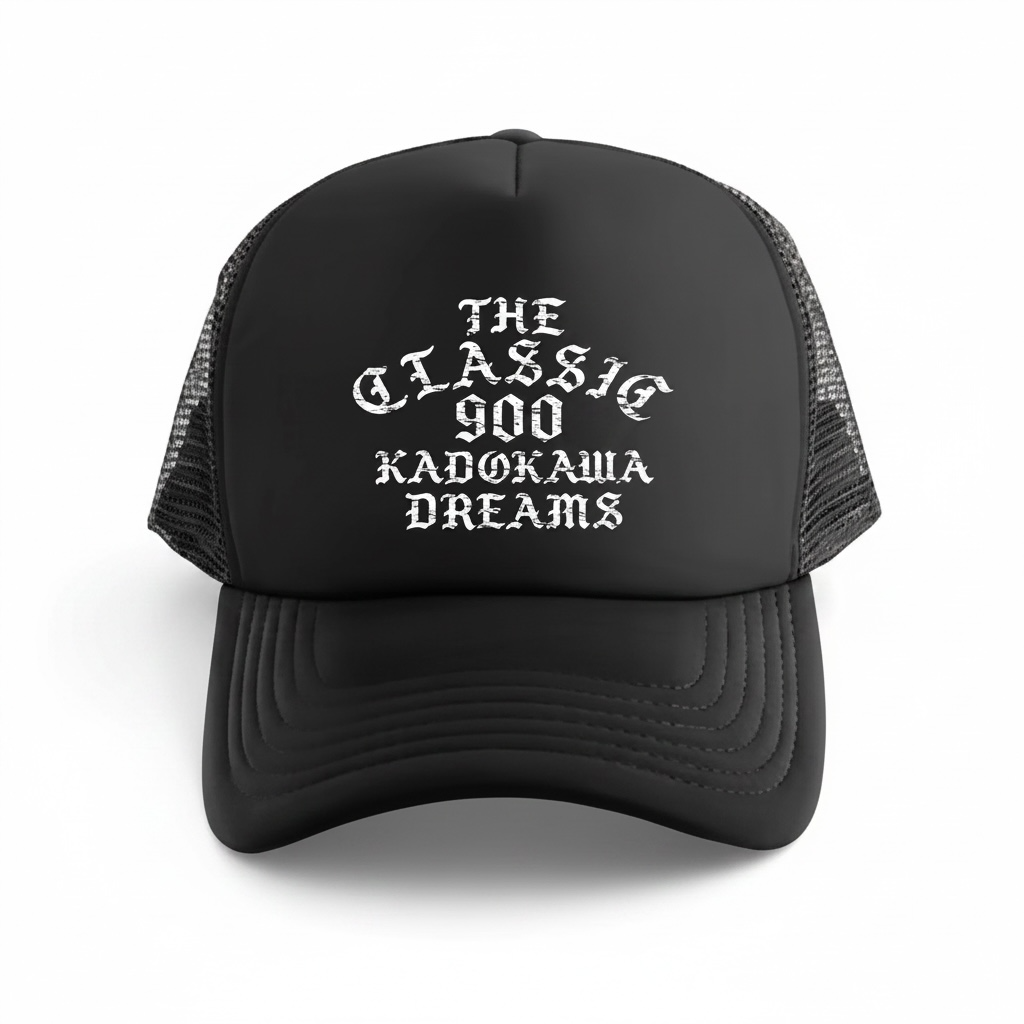 "THE CLASSIC 900" VINTAGE MESHCAP / BLACK