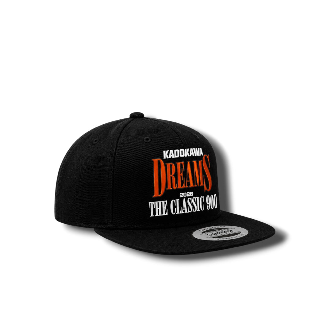 "THE CLASSIC 900" COLLEGE SNAPBACK / BLACK