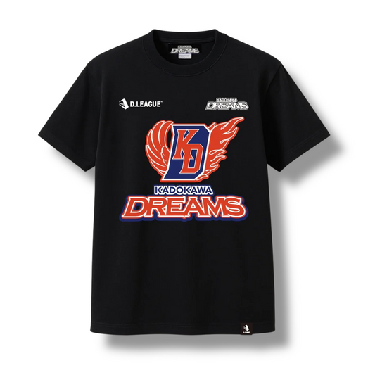 KADOKAWA DREAMS / OFFICIAL T-SHIRTS / BLACK / MULTI