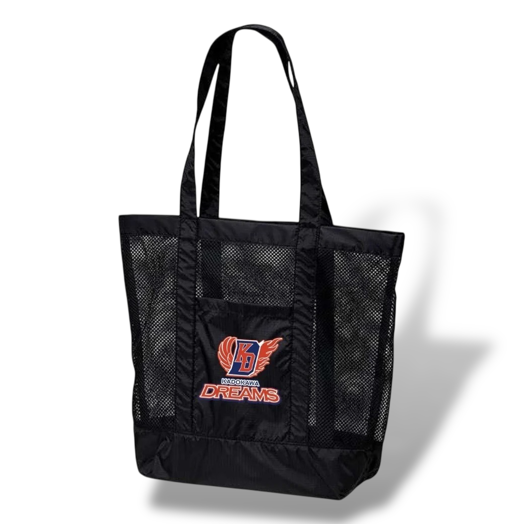 KADOKAWA DREAMS /  MESH TOTE / BLACK MULTI