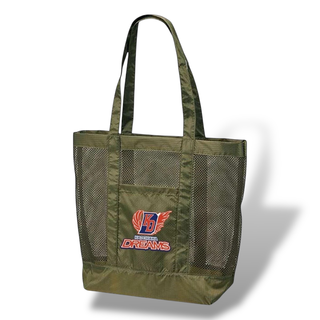 KADOKAWA DREAMS /  MESH TOTE / OLIVE MULTI